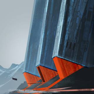 Future landscape wallpaper