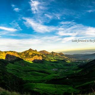 Future landscape wallpaper