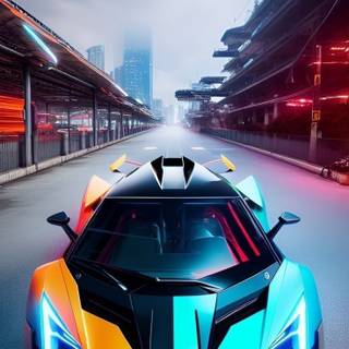Supercar racing wallpaper