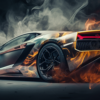Lamborghini smoke wallpaper