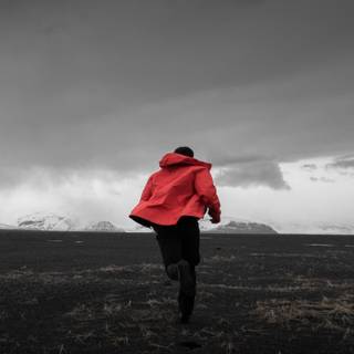 Running in the dark wallpaper