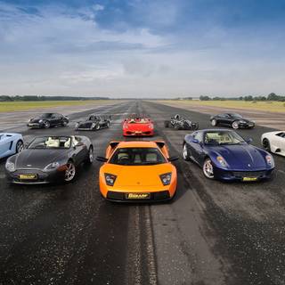 Supercar racing wallpaper