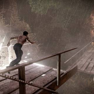 Running in the dark wallpaper