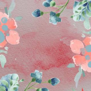 iPhone flower blue wallpaper