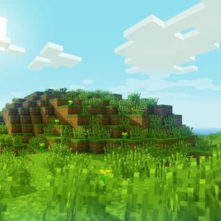Minecraft flat wallpaper