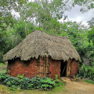 African village wallpaper