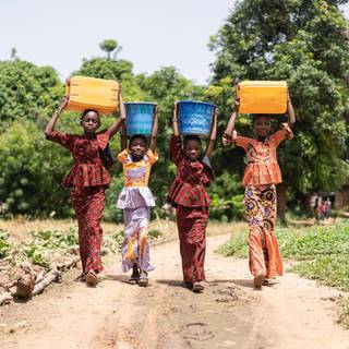 African village wallpaper