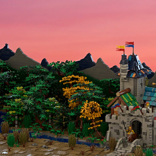 Lego castle wallpaper