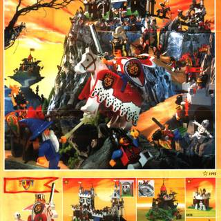 Lego castle wallpaper