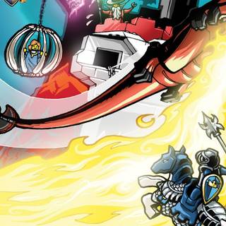 Lego castle wallpaper