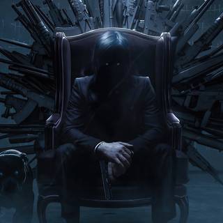 John Wick black wallpaper