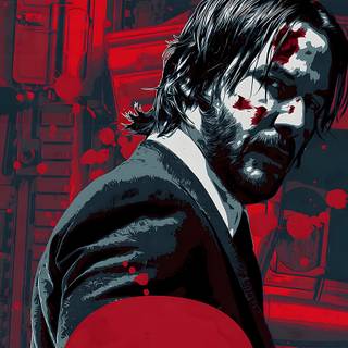 John Wick black wallpaper