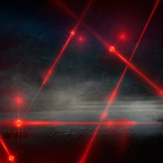 Red laser wallpaper