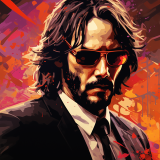 John Wick black wallpaper