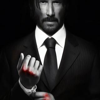 John Wick black wallpaper