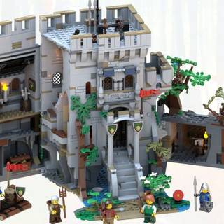 Lego castle wallpaper