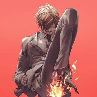 Black Leg Sanji wallpaper