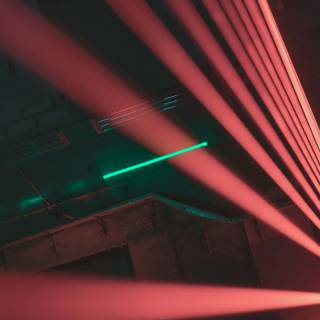 Red laser wallpaper