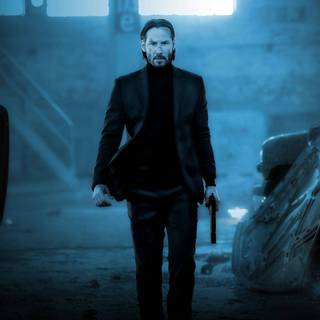 John Wick black wallpaper