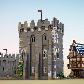 Lego castle wallpaper