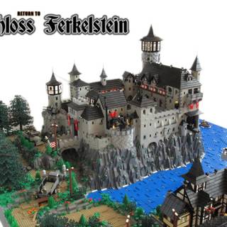 Lego castle wallpaper