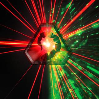 Red laser wallpaper