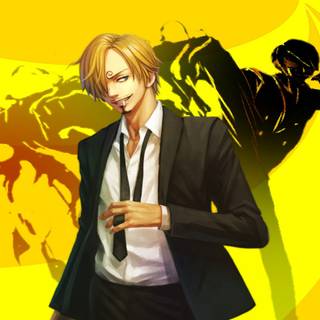 Black Leg Sanji wallpaper