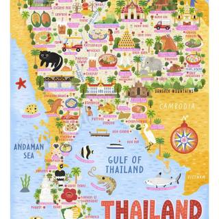Thailand map wallpaper