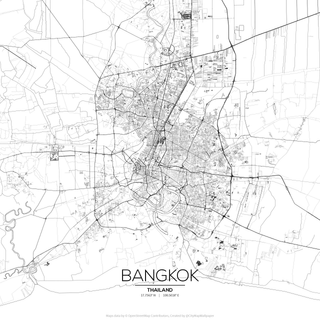 Thailand map wallpaper