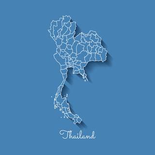 Thailand map wallpaper