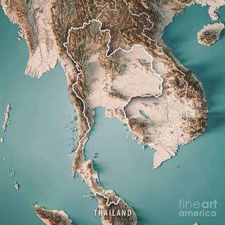 Thailand map wallpaper