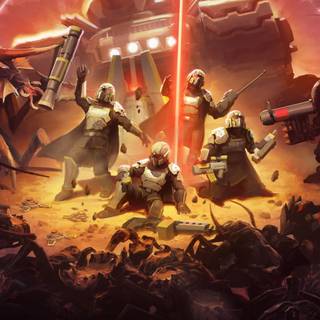 HD gaming Helldivers 2 wallpaper