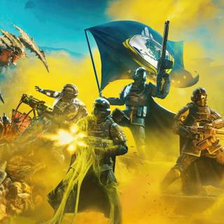 Helldivers phone wallpaper