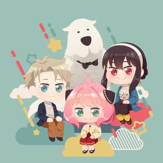 Spy x Family 4k phone wallpaper