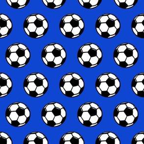 Blue soccer ball wallpaper