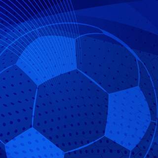 Blue soccer ball wallpaper
