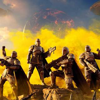 Helldivers phone wallpaper