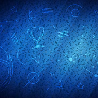 Blue soccer ball wallpaper