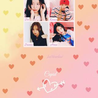 Cupid Fifty Fifty wallpaper