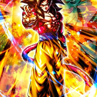 Goku Super Saiyan 4 4k phone wallpaper