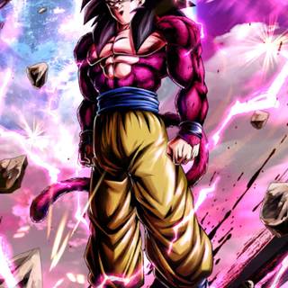 Goku Super Saiyan 4 4k phone wallpaper