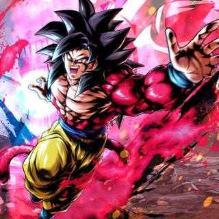 Goku Super Saiyan 4 4k phone wallpaper