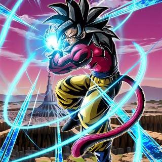 Goku Super Saiyan 4 4k phone wallpaper