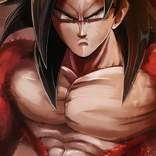 Goku Super Saiyan 4 4k phone wallpaper