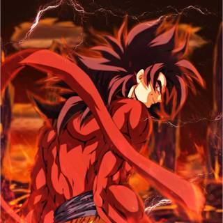 Goku Super Saiyan 4 4k phone wallpaper