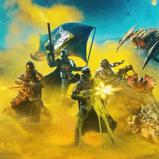 HD gaming Helldivers 2 wallpaper