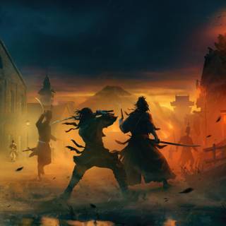 4k Rise of the Ronin gaming wallpaper