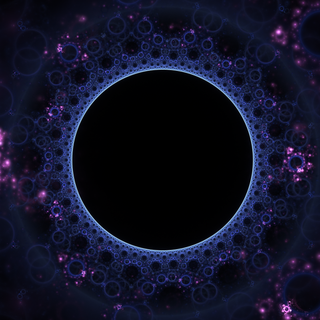 Blue void wallpaper