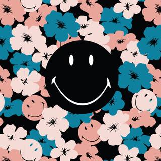 Cute smiley faces wallpaper