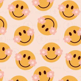 Cute smiley faces wallpaper